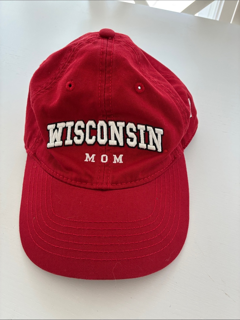 Legacy Red "Wisconsin Mom" Baseball Cap
